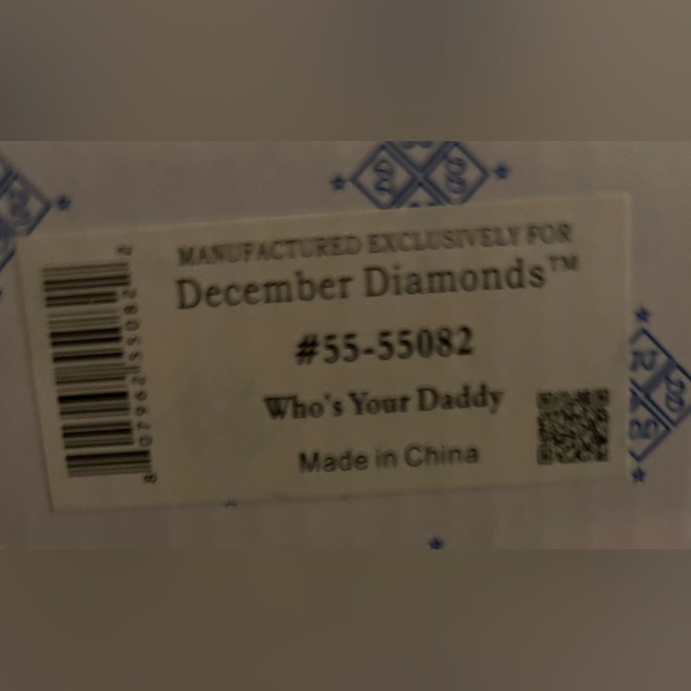 December Diamonds Merman Who’s Your Daddy? 2018 Ornament in Box - Picture 3 of 4
